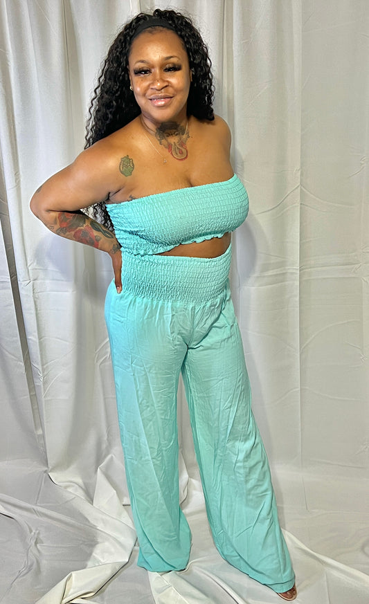 Mint To Be 2 Piece Pants Set