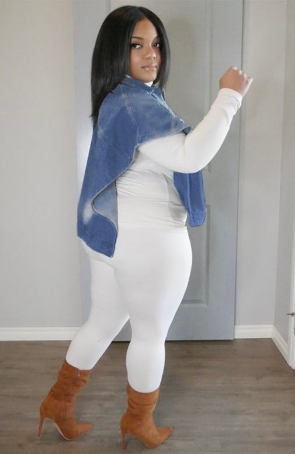 Something Like A Poncho Denim Jacket