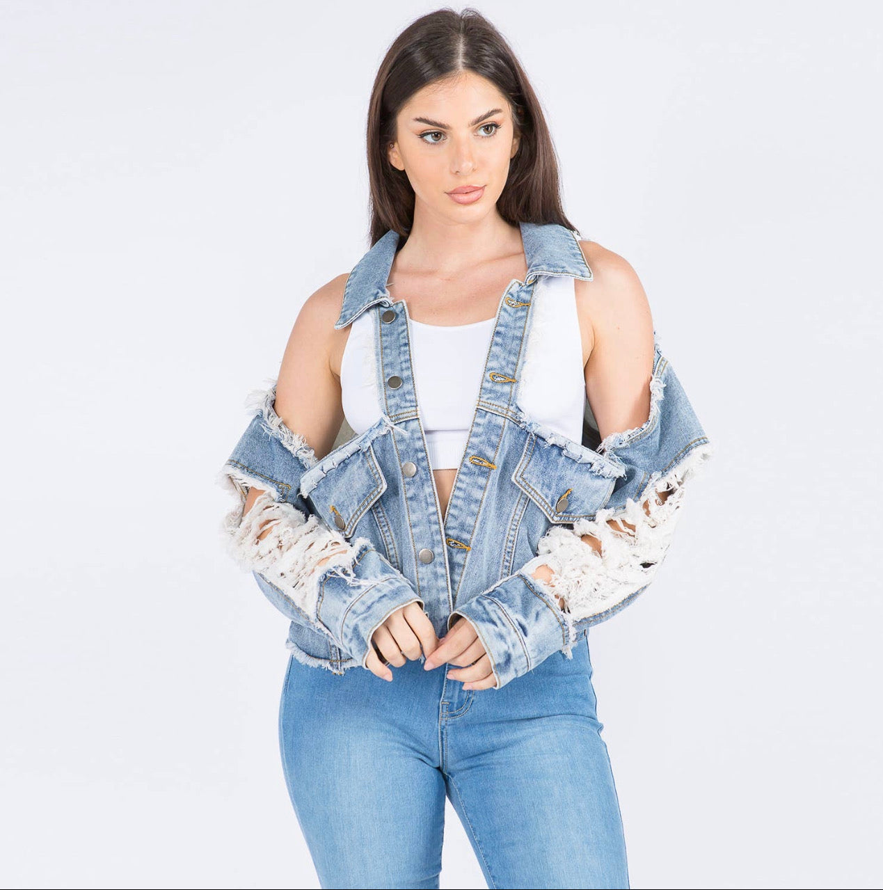 Barely There Denim Jacket