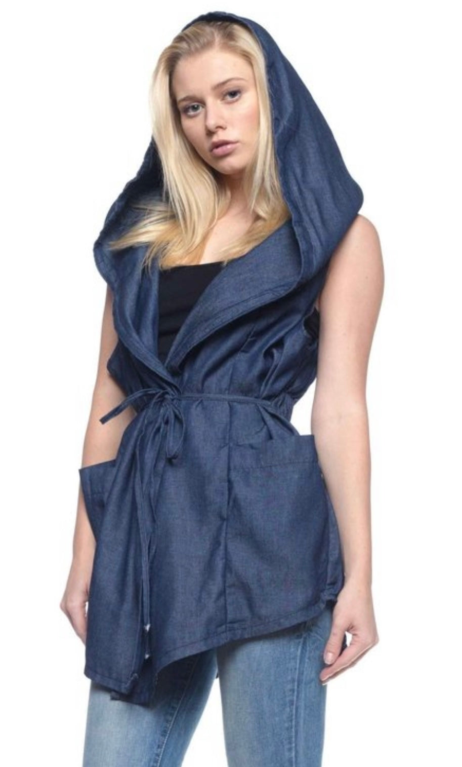 The Pretty Girl Denim Cardigan