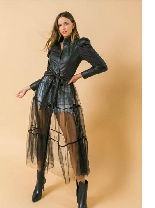 Dress Me Up Faux Sheer Top