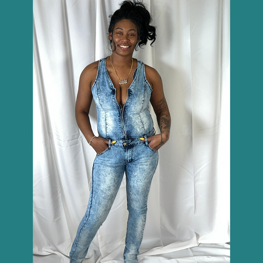 All About The Denim Jumpsuit